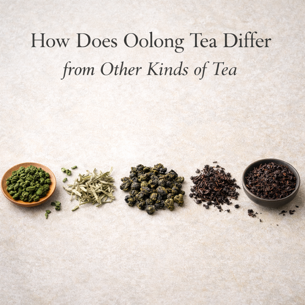 How Does Oolong Tea Differ from Other Kinds of Tea