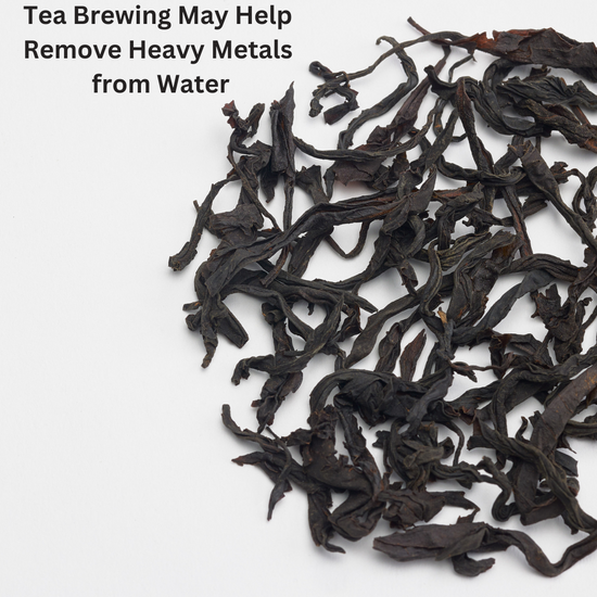 Tea brewing may clean water