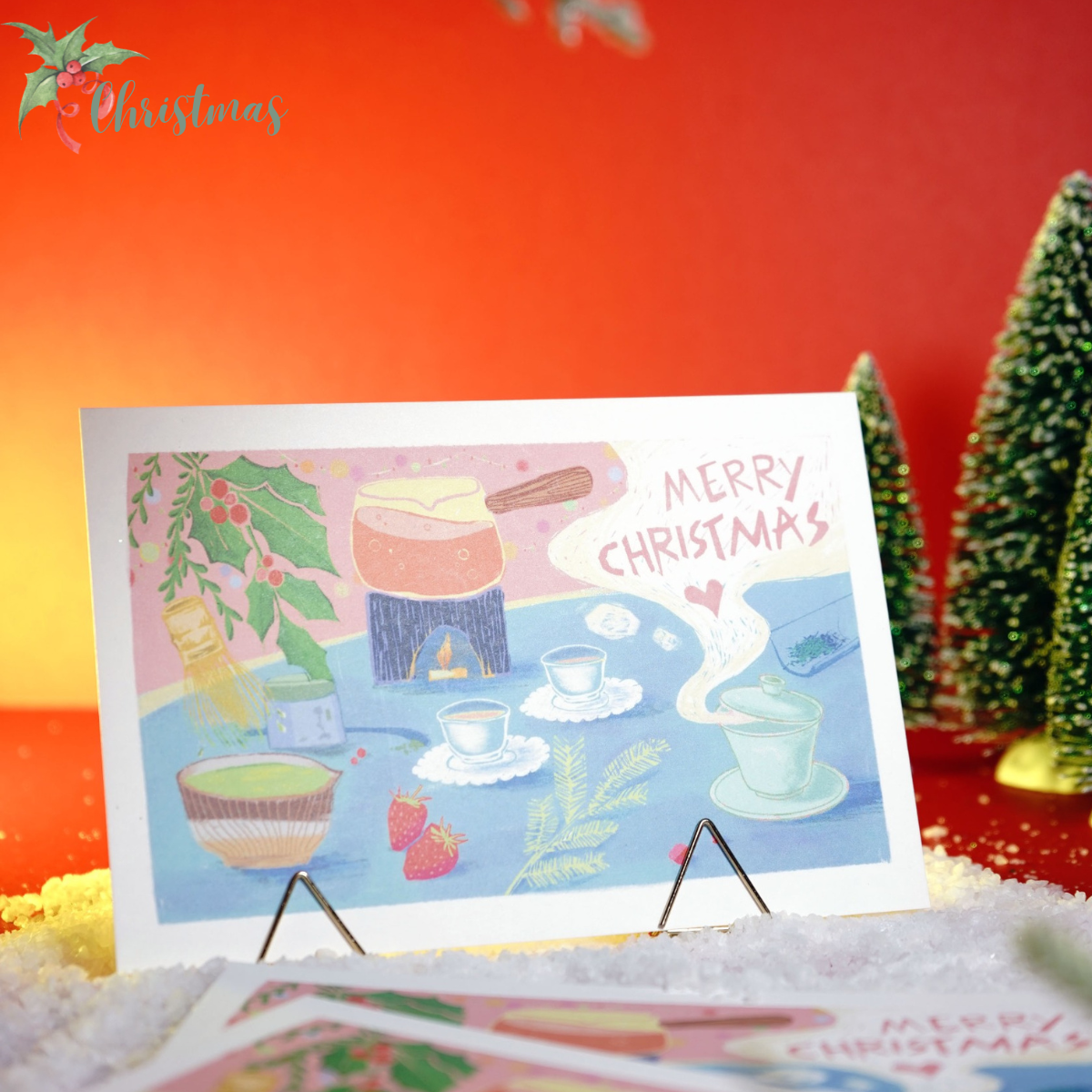 ICHA TEA Christmas Post Card