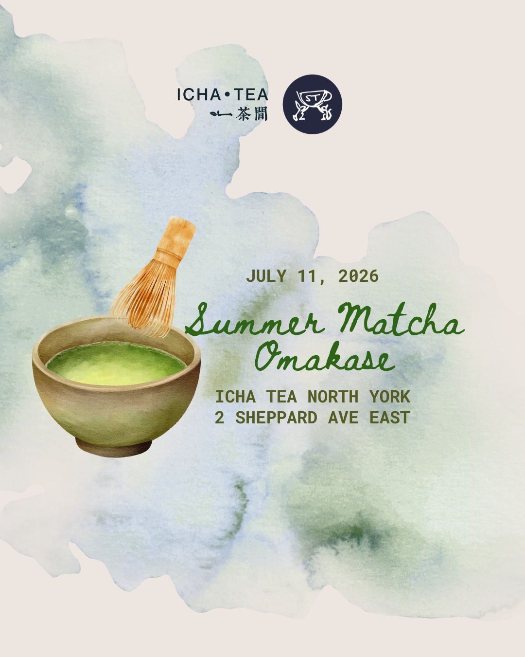 Summer Matcha Omakase with Ochazuke