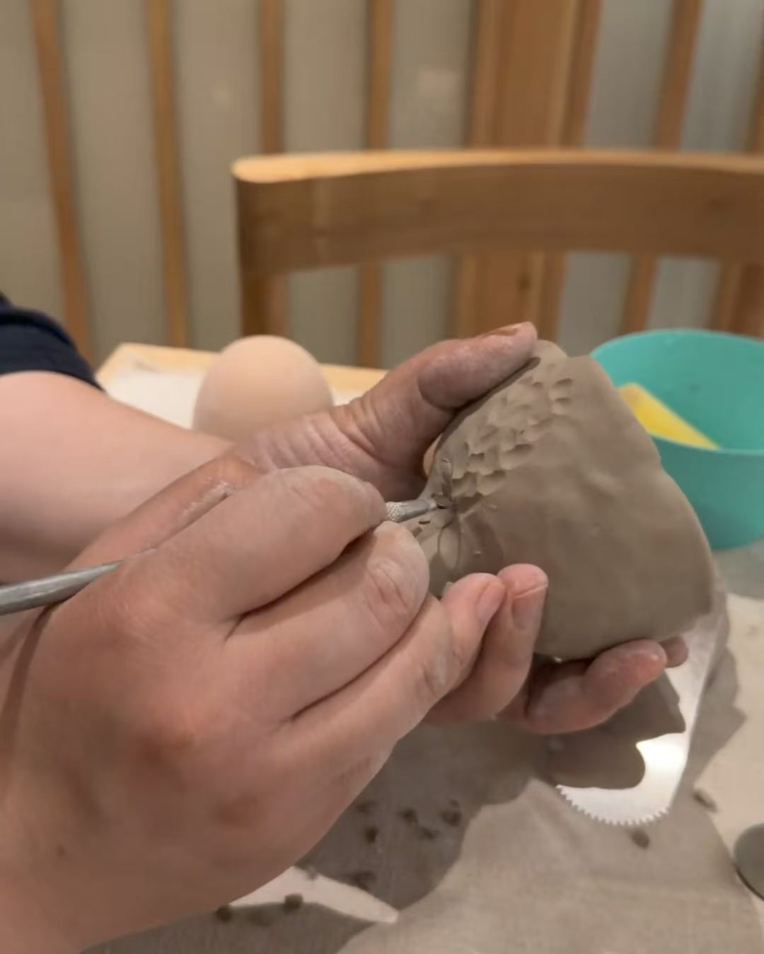 Clay with Secret Teatime: Little Teacup
