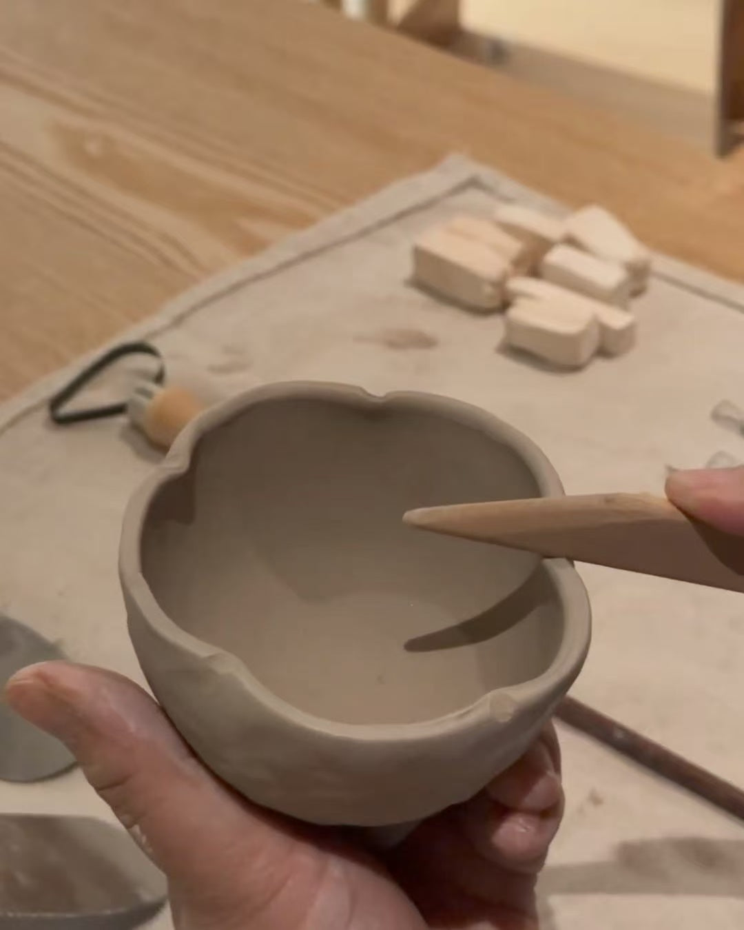 Clay with Secret Teatime: Little Teacup
