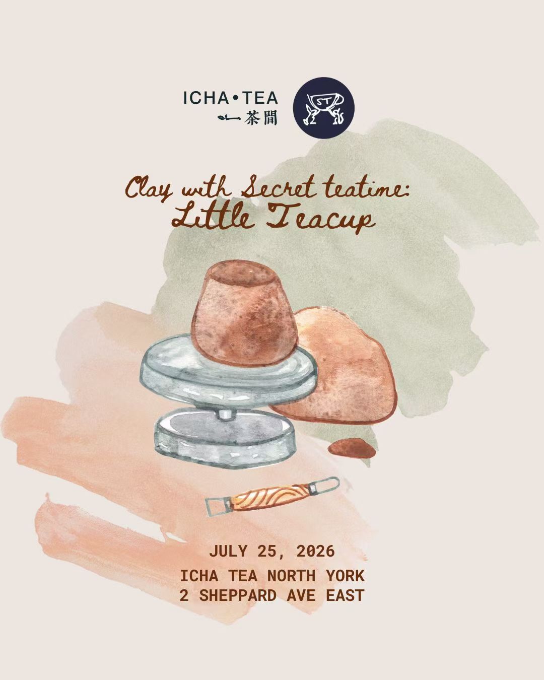 Clay with Secret Teatime: Little Teacup